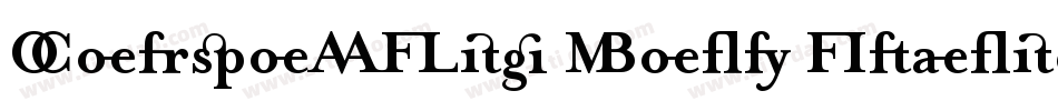 CorpoALig Bold Italic字体转换
